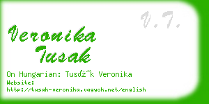 veronika tusak business card